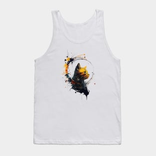 Let the feline mind be your guide. T-shirt for cats lovers. Tank Top